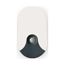 18w Sensörlü Led Duvar Armatürü, Naturel Beyaz, Beyaz Kasa Hs 5874 Beyaz
