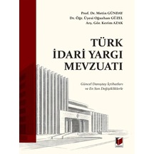 Türk İdari Yargı Mevzuatı Prof. Dr. Metin Günday