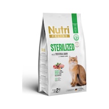 Nutri Feline Adult Sterilised Kısırlaştırılmış Kuzulu Yetişkin Kedi Maması 2 Kg