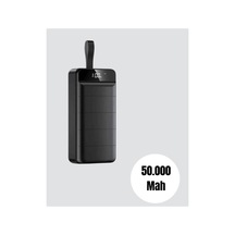 Erstüm Cihazlarla Uyumlu 50.000 Mah Powerbank Yüksek Kapasiteli, Led Gösterge Ve Akıllı Koruma Fonksiyonlu