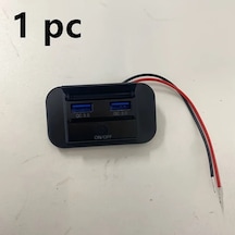 Xuweiwei 1 Bilgisayar 12v Rv Anahtarlı Hızlı Şarj Qc3.0 Usb Portlu Duvar Montaj Panosu Araba Usb Soketi Şarj Adaptörü Karavan Deniz Teknesi Otobüs Motosiklet Kamyon Golf Arabası