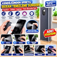 Telefon,tablet Ekranı İçin Kendiliğinden Spreyli Ekran Temizleme Süngeri Adet