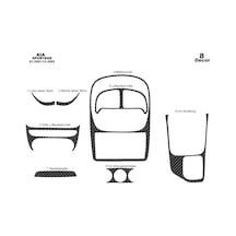 Kia Sportage Torpido Kaplama 2001-2005 8 Parça Karbon