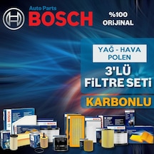 Bosch Skoda Fabia 1.2 Benzin Filtre Bakım Seti 2004-2007 3kp Azq-bme