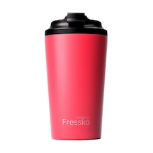Made By Fressko Grande Boy Paslanmaz Çelik Çift Duvar Yeniden Kullanılabilir Kahve Bardağı, Termos, Yalıtımlı Termal Kupa, 475 Ml Watermelon - Karpuz Kiremit