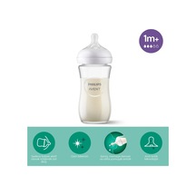 Mey İthalat Doğal Tepkili Natural Response Cam Biberon 240 Ml 1+ Ay