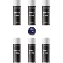 6 Adet Ral 5002 Lacivert Sprey Boya 400 Ml.