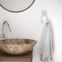Teknotel Yapışkanlı 2 Adet Kancalı Banyo Askısı Silver St236 Gümüş