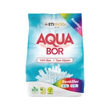 Aquabor Toz Çamaşır Deterjanı, % 80 Bor, Renkliler, 6 Kg X 3 Adet