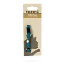 Hnrlıshp Beeztees Yavru Kedi Boyun Tasması, Zilli, Yeşil, 15-22cm