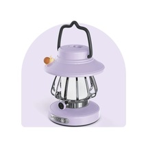 Maoyaya Retro Taşınabilir Kamp Lambası - Açık Alan, Masa Ve Atmosfer Işığı Pembe Pembe