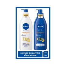 Q10 Sıkılaştırıcı Vücut Bakım Sütü Kuru Cilt 400ml Ve Vücut Losyonu Normal Cilt 400ml, C Vitam