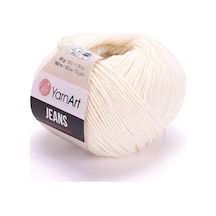 Yarnart Jeans 50gr Pamuk Cotton Amigurumi El Örgü İpi İpliği Yünü 03 Krem Diğer