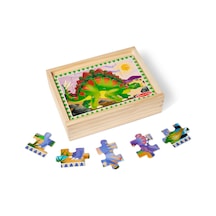 Melissa & Doug 13791 4 Puzzle Ahşap Dinozor