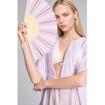 Defacto Kadın Pembe Bordo Yelpaze H4460ax26smrd1 Kırmızı-rd1