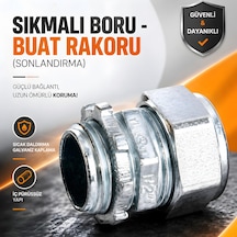 Sıkmalı Boru - Buat Rakoru Sonlandırma 1" İnç -5 Adet