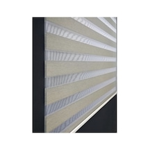 Güneş, Işık Geçirmeyen Karartma Blackout Haki Renginde Zebra Stor Perde Haki - 106387824 Haki