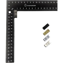 4x8 Mm Deri Bileklik Kiliti Mıknatıslı Kilit 5 Adet 4 X 8 Mm / Füme