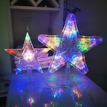 Parti İçin Şık Noel Ağacı Yıldız Işığı Colorful Light 10 LEDs