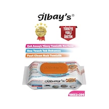 İlbay's Easy Clean Çok Amaçlı Yüzey Temizlik Islak Havlusu Temizlik Bezi 2 x 100'lü