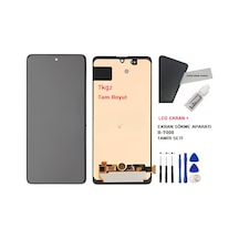 Tkgz - Samsung Galaxy A71 - Sm-a715 Uyumlu Lcd Ekran Dokunmatik Servis + B-7000 + Tamir Seti