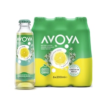 Avoya Meyveli Limon & Limon Çiçeği Maden Suyu 6 X 200 Ml 5'li Avantaj Paketi Mıchu