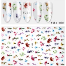 3D Yapışkan Tırnak Dövme Tırnak Sticker Nail Art F358