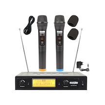 Lastvoice Lm-202ee Çiftli El Tipi Telsiz Kablosuz  Mikrofon