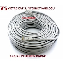 75 Metre 75 Mt Cat 5 Ethernet Internet Kablosu