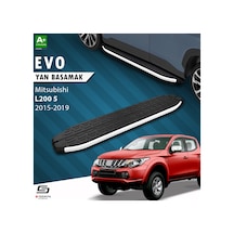 S-dizayn Mitsubishi L200 5 Evo Aluminyum Yan Basamak 193 Cm 2015-2019 A+ Kalite