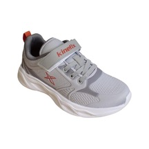 Kinetix Erkek Çocuk Siyah Gri Cilt Çırtlı Sneaker Spor Yürüyüş Ayakkabısı 001