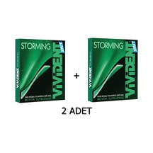 Vivident Storming Nane Aromalı Şekersiz Tatlandırıcılı Şerit Sakız 2 x 33 G