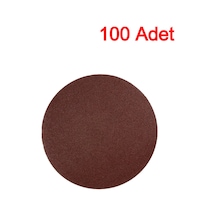Deliksiz Cırt Zımpara 115 Mm Spiral Avuç Taşlama Matkap Uyumlu 220 Kum 100 Adet