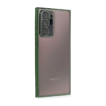 Samsung Galaxy Uyumlu Note 20 Ultra Kılıf Razer Lensli Silikon - Yeşil Bz8683140484187