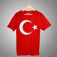 Ayyıldız Türkiye Unisex Tişört Beyaz
