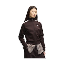Puma T7 Kadın Kahverengi Günlük Stil Eşofman Üstü 62979633