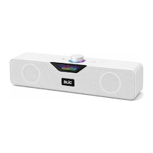 Blic Bls-86 Bluetooth 5.4 Mini Soundbar 6w Rms 1500mah Kablosuz Masaüstü Hoparlör Tf Kart Usb Destekli Beyaz-14814