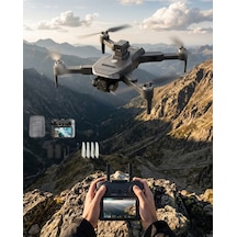 Katlanabilir Gps Destekli Akıllı Drone 4k Kamera Uzun Uçuş Süresi Ve Engel Algılama Özellikli - Lisinya