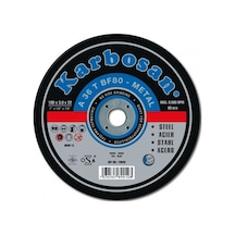 Karbosan 180x3.0 Metal Kesici Taş "25 Adet"