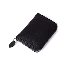 Newish Polo Erkek Deri Bozuk Para Hazneli Kartlık Ve Cüzdan New165 Siyah - Gri