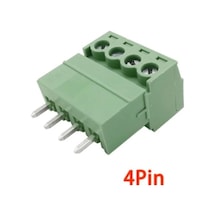 4 Pin 3.81mm Geçmeli 90c Takım Klemens
