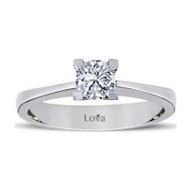 Lova 0,47 Karat Pırlanta Tektaş Yüzük - IDL Sertifikalı