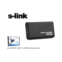 S-Link Sl-Uh495 Usb 2.0 To Hdmı Mac Windows Uyumlu Usb Harici Ekr