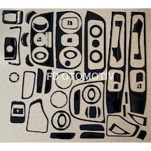 Fiat Fiorino Full Set Torpido, Konsol, Trim, Göğüs Kaplama Seti Piano Black Renk
