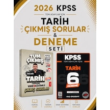 Dizgi Kitap 2026 Kpss Tarih Tüm Sınavlar Çıkmış Sorular & Kpss Tarih 6 Deneme Evp Akademi Seti