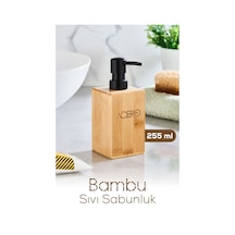 Vienev Bambu Uzun Kare Sıvı Sabunluk 255 Ml Çok Renkli