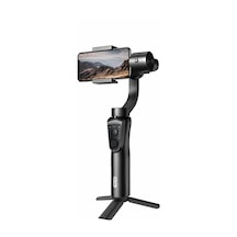 Go Des Gd-s5 3 Eksen El Tipi Yüz Tanıma Takip Özellikli Led Işıklandırmalı Gimbal Stabilizatör Siyah