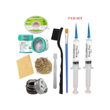 Best Krem Lehim 183 C 50gr Havya Uc Temizleyici Flux Lehim Toplama Cp-1515 Lehim Emme Teli Spatula Seti02