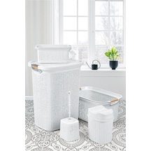 Practical 5 Parça Banyo Seti Beyaz