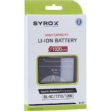 Syrox Nokia Bl-5C / 110 Batarya - Syx-B107